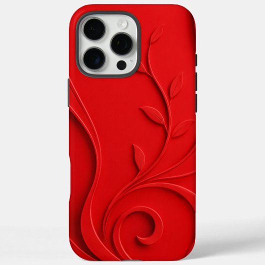 エレガントな抽象的フラワープレミアムスタイル Case-Mate iPhoneケース (裏面)