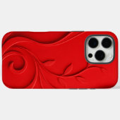 エレガントな抽象的フラワープレミアムスタイル Case-Mate iPhoneケース (裏面 (横))