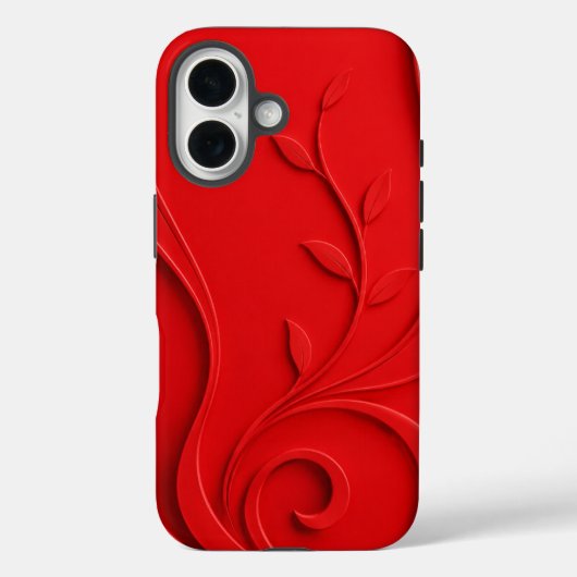 エレガントな抽象的フラワープレミアムスタイル Case-Mate iPhoneケース (裏面)