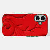 エレガントな抽象的フラワープレミアムスタイル Case-Mate iPhoneケース (裏面 (横))