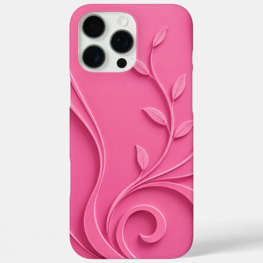 エレガントな抽象的フラワープレミアムスタイル Case-Mate iPhoneケース (裏面)