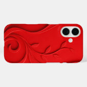 エレガントな抽象的フラワープレミアムスタイル Case-Mate iPhoneケース (裏面 (横))