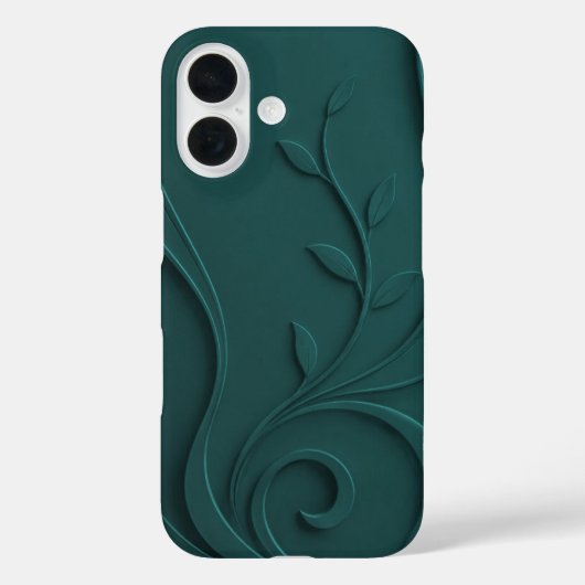 エレガントな抽象的フラワープレミアムスタイル Case-Mate iPhoneケース (裏面)