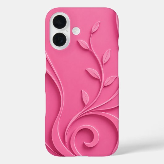エレガントな抽象的フラワープレミアムスタイル Case-Mate iPhoneケース (裏面)