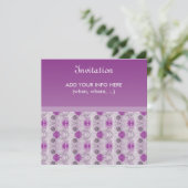 エレガントな招待状 - ライゼリン紫 招待状 (スタンド正面)