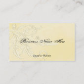 エレガントな新しいのフルーアの名刺 名刺 (裏面)