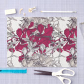 エレガントな新しいの芸術のヴィンテージの花の絵画 薄葉紙 (クラフト)