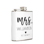 エレガントな新婚カップルへのギフト フラスク (右)