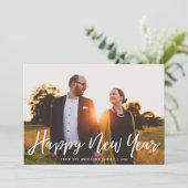 エレガントな新年|の新年の写真カード シーズンカード (スタンド正面)