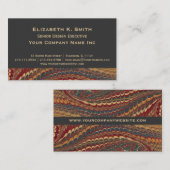 エレガントな旧式のアンティークによって大理石模様をつけられる企業の 名刺 (正面/裏面)