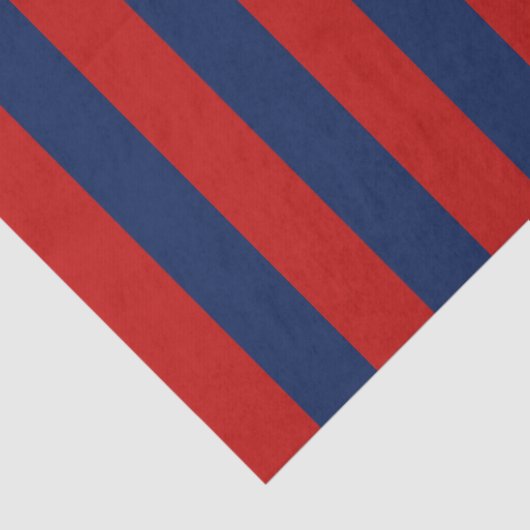 エレガントな明るい青と赤のストライプ模様 薄葉紙 (詳細)