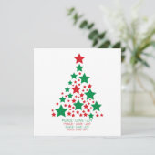 エレガントな星の木 招待状 (スタンド正面)