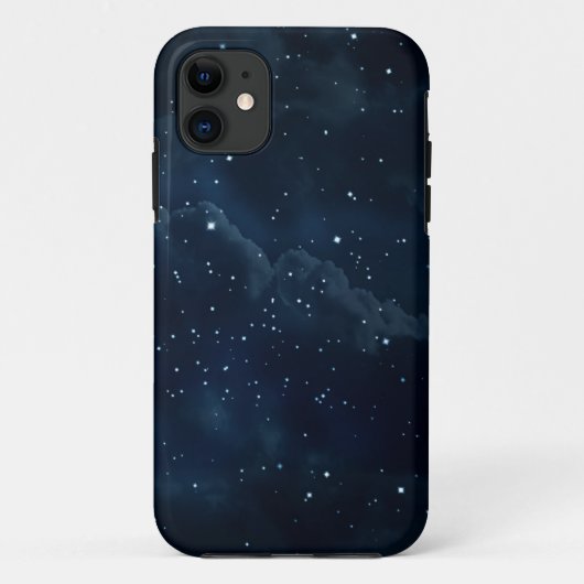 エレガントな星空の装飾 モダンな女性へのギフト Case-Mate iPhoneケース (裏面)