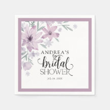 エレガントな春の花のブライズシャワー