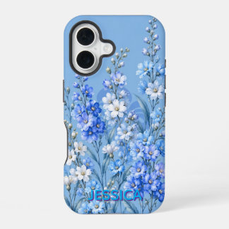 エレガントな暖かいオレンジ色のデイジーの花 iPhone 16ケース