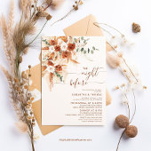 エレガントな書道のリハーサルディナーナイトビフォア 招待状