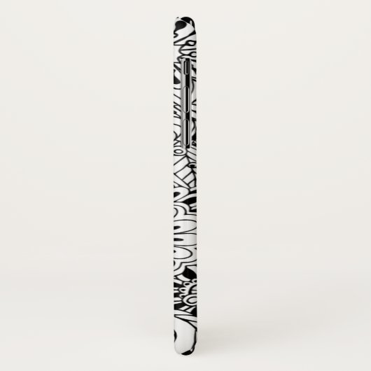 エレガントな曼荼羅の花柄パターン Case-Mate iPhoneケース (裏面/左)