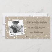 エレガントな最も幸せなホリデー おしゃれなスクリプト4枚の写真 シーズンカード (裏面)