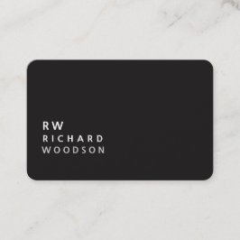 エレガントな最小主義のモノグラムのクラシックのプロフェッショナル 名刺