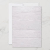 エレガントな木のクリスマスデザインのパーティー 招待状 (裏面)