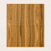 エレガントな木製の穀物のスタイル 名刺 (内部フラット)