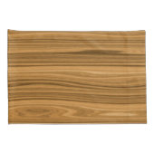 エレガントな木製の穀物のスタイル 枕カバー (裏面-右)