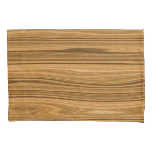 エレガントな木製の穀物のスタイル 枕カバー (正面左)