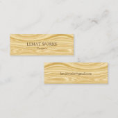 エレガントな木3 スキニー名刺 (正面/裏面)