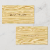 エレガントな木3 名刺 (正面/裏面)