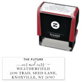 エレガントな未来のご夫婦 返信先住所 セルフインキングスタンプ (インサイチュ)