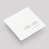 エレガントな未来のMrs. | 手書きの結婚前お祝い スタンダードカクテルナプキン
