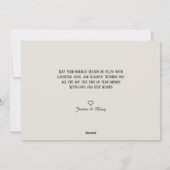 エレガントな松とホーリーのリースにゴールドのアクセントを添えて シーズンカード (裏面)