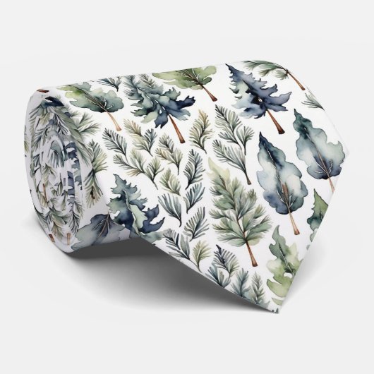 エレガントな松の木のタイ ネクタイ (ロール)