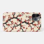 エレガントな桜のシームレスパターン Case-Mate iPhoneケース (裏面(横))