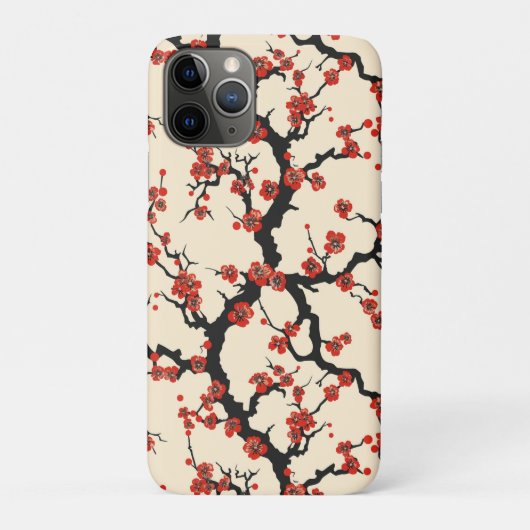 エレガントな桜のシームレスパターン Case-Mate iPhoneケース (裏)