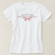 エレガントな桜の花のデザイン　ピンクのリボン付き