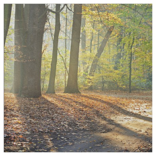 エレガントな森林場面 ファブリック (見本)