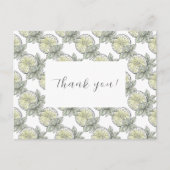 エレガントな植物の柑橘類のフルーツ感謝ポストカード ポストカード (正面)