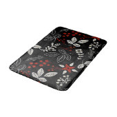 エレガントな植物パターン バスマット (アングル)