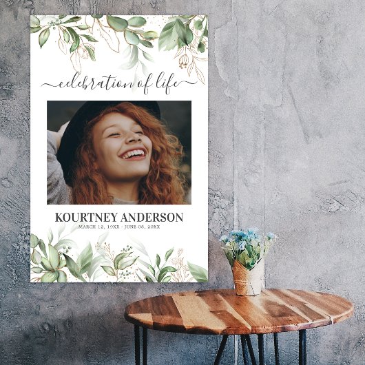 エレガントな植物学メモリアル ポスター