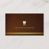 エレガントな歯科 名刺 (裏面)