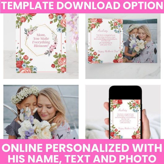 エレガントな母の日 カード