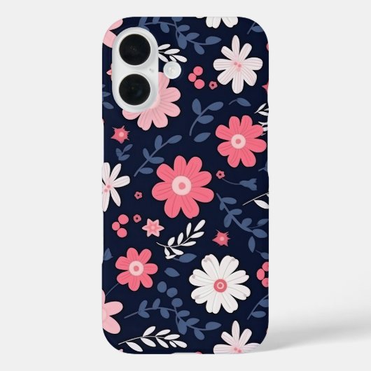 エレガントな民芸の花 Case-Mate iPhoneケース (裏面)