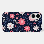 エレガントな民芸の花 Case-Mate iPhoneケース (裏面 (横))