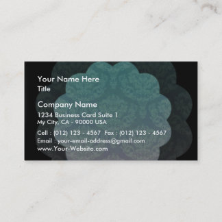 エレガントな水のダマスク織のリボン 名刺