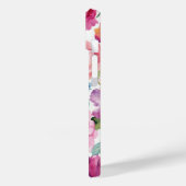 エレガントな水彩のバラの花 名前入り Case-Mate iPhoneケース (裏面 / 左)