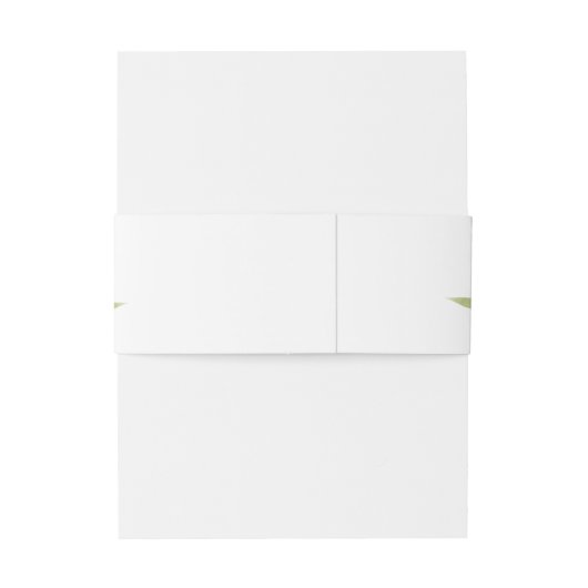 エレガントな水彩の葉 招待状ベリーバンド (裏面例)