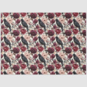 エレガントな水彩ハロウィン花 薄葉紙 (正面)