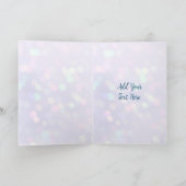 エレガントな水彩フラワーデザインで幸せな母の日のギフト 招待状 (内部)