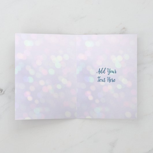 エレガントな水彩フラワーデザインで幸せな母の日のギフト 招待状 (内部)